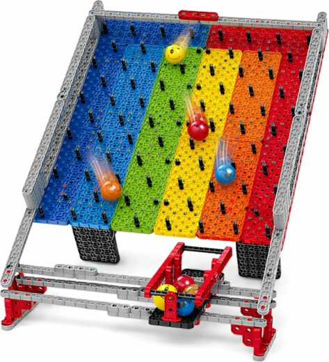 Tęczowa plansza do gry z przeszkodami