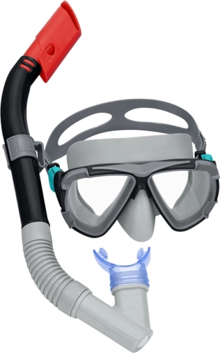 Maska do nurkowania ze snorkelem Bestway do snorkelingu 14+ – Czarny