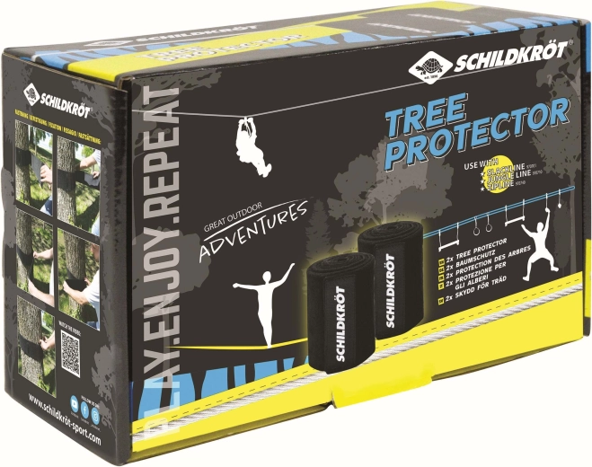 Schildkröt – ochrona kory drzew do slackline