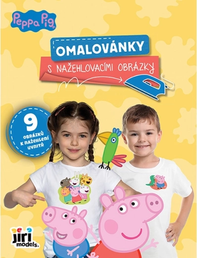 Kolorowanka z naprasowankami Świnka Peppa