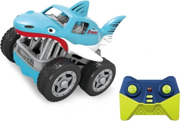RC kaskaderskie auto Rekin – niebieskie