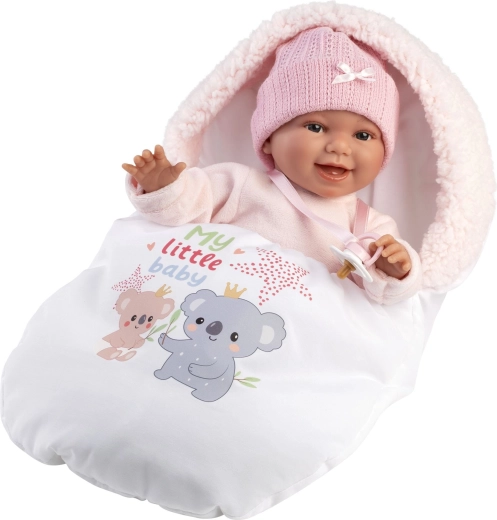 Llorens realistyczna lalka bobas NEW BORN z dźwiękami 38 cm
