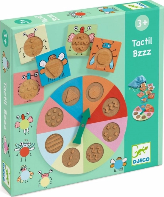 Djeco Drewniana Gra Dotykowa Tactil Bzzz