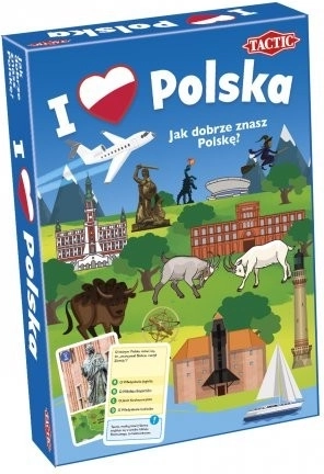 Edukacyjna gra planszowa I Love Polska od Tactic