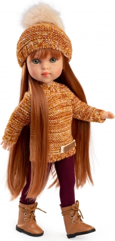 Realistyczna lalka Penelope z całowinylowym ciałem 34 cm
