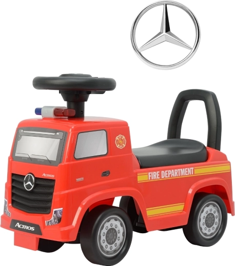 Jeździk Milly Mally Mercedes-Benz Actros wóz strażacki czerwony