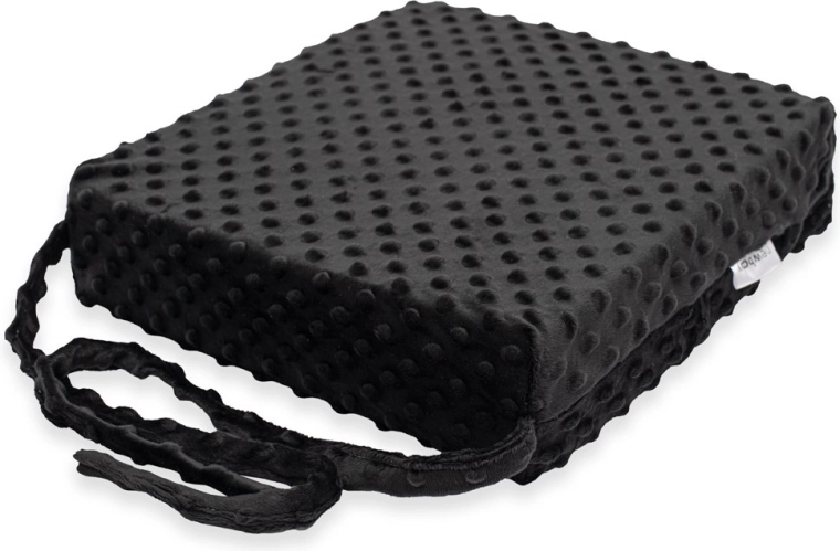 Dziecięca podkładka na krzesło New Baby Standard Minky, czarna