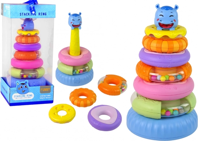 Edukacyjna piramida Kolorowe kółka