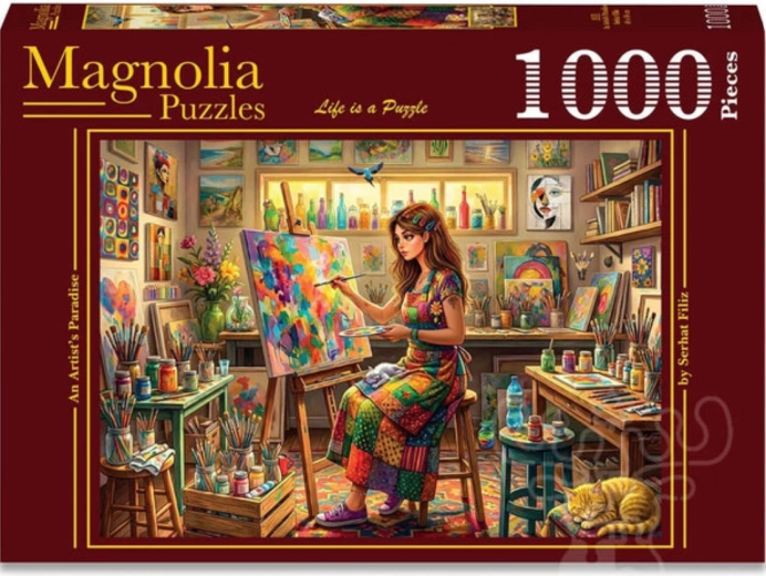 Puzzle Magnolia „Raj artystów” 1000 elementów