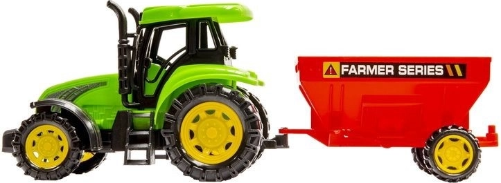 Zestaw traktor + przyczepa gotowy na farmerską przygodę