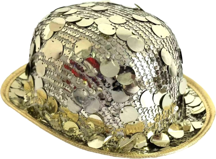 Melonik z cekinami