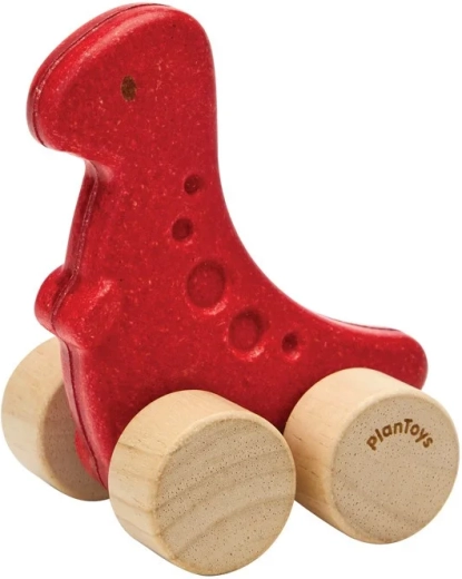 Drewniane autko dinozaur PlanToys Dino Rex – 1 szt.