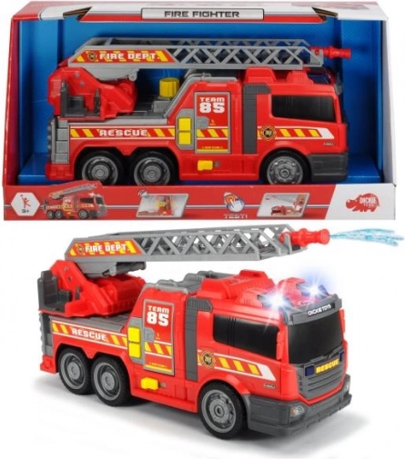 Wóz strażacki z efektami dźwiękowymi i świetlnymi 36 cm