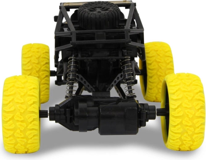 Wytrzymałe nadwozie DieCast i gumowe opony z agresywnym bieżnikiem