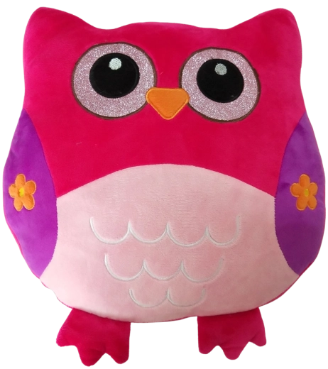 Poduszka w kształcie sowy 35 cm