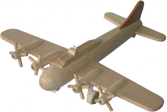 Drewniany model samolotu Bombowiec B17 duży