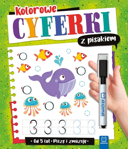 Piszę i ścieram: Kolorowe liczby