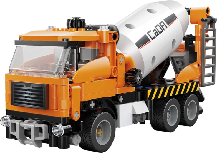 Obrotowy bęben jak w prawdziwej betoniarce