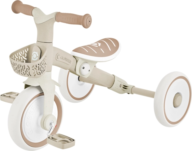 Globber rowerek trójkołowy do nauki 2w1 Plus EcoLogic Coconut