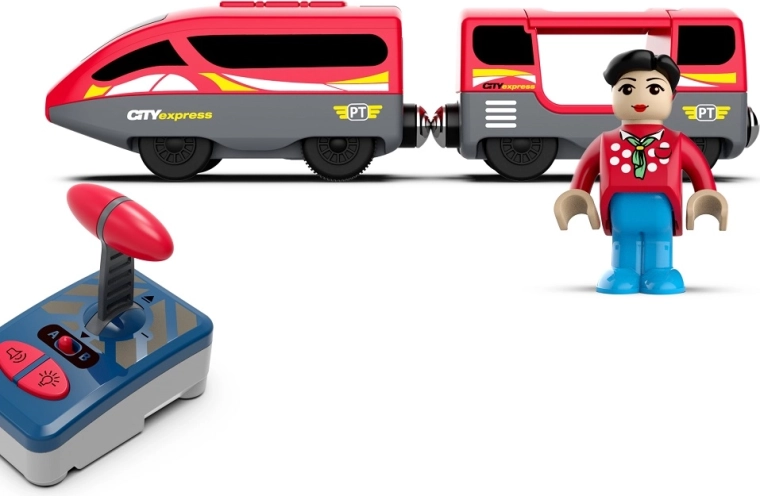2Kids Toys elektryczny zestaw kolejowy z pilotem i figurką