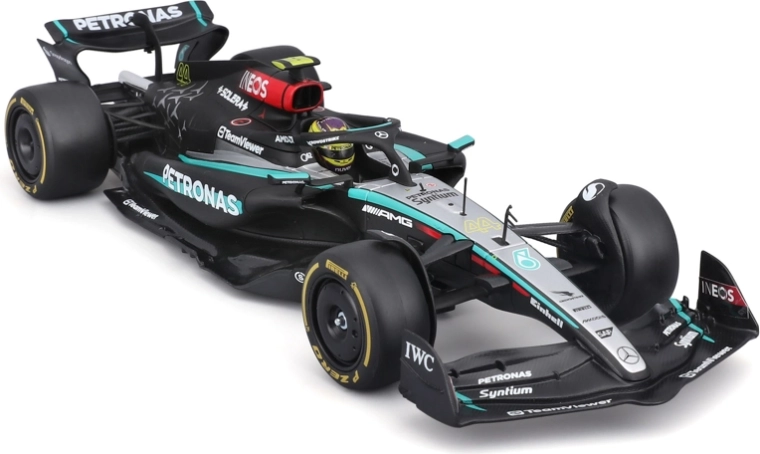 Autentyczny design Mercedes-AMG Petronas W15 (2024)