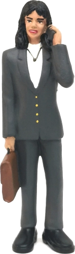 Figurka bizneswoman 13,2 cm - 1 sztuka