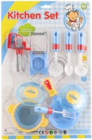 Zestaw plastikowych naczyń dla dzieci