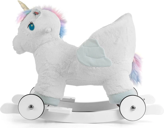 Dwie zabawy w jednym: bujanie i jazda