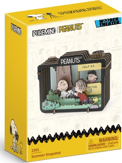 Czarująca letnia scena PEANUTS
