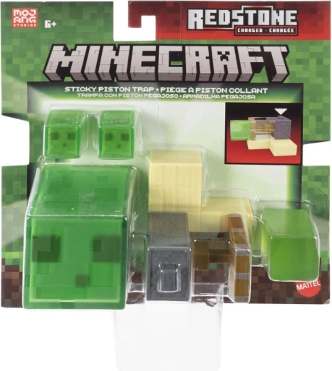 Akcja z redstonem i lepkim tłokiem