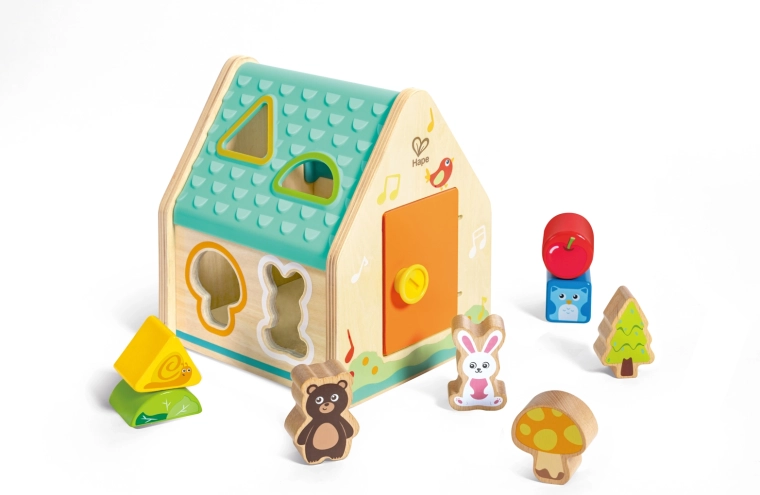 Domek dla zwierzątek – sorter kształtów