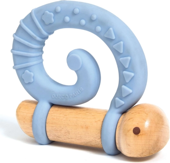 Silikonowy spiralny gryzak dla ulgi dziąsłom