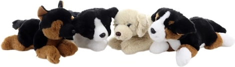 Pluszowy leżący piesek 20 cm eco-friendly