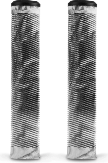 Chwyty Soke do hulajnogi czarno-białe 160 mm 2 szt.