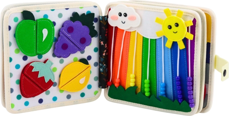 Elementy sensoryczne i koraliki dla paluszków