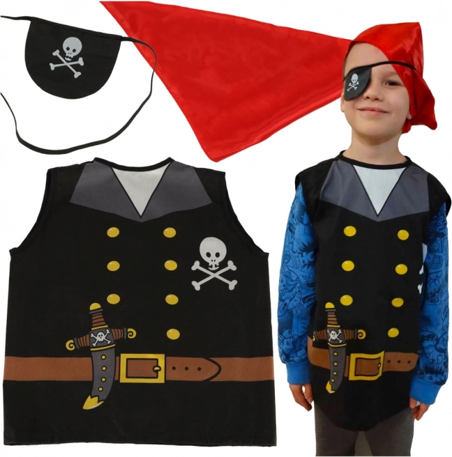 Kostium pirata dla dzieci 3-8 lat