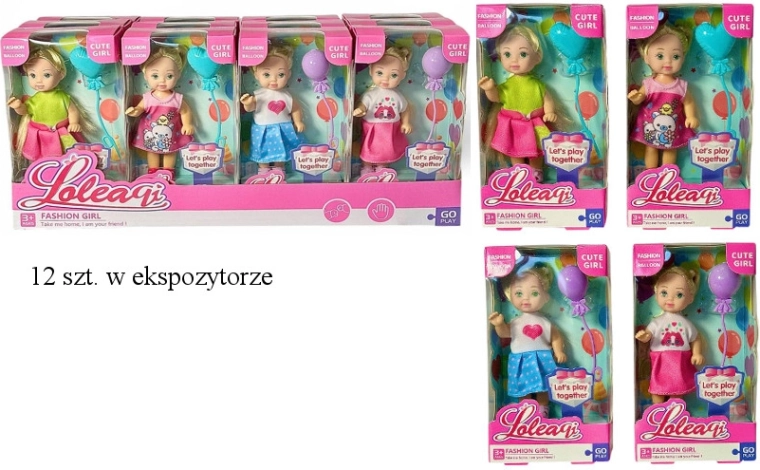 Lalka z balonikiem