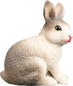 BALULU figurka szary królik