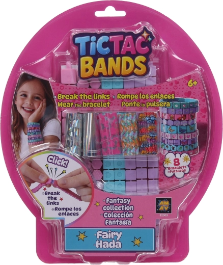 TICTAC BANDS zestaw do tworzenia bransoletek z motywem wróżki - 8 szt.