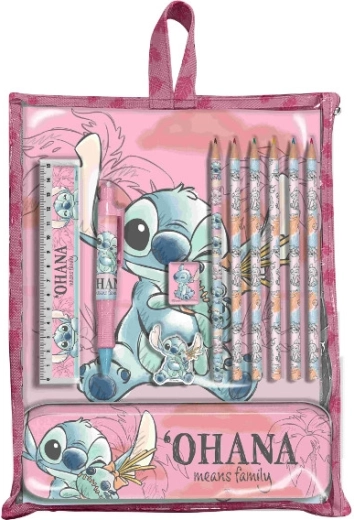 Zestaw piśmienniczy STITCH 12 elementów