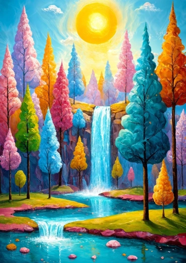 Puzzle Enjoy Leśna kaskada 1000 elementów