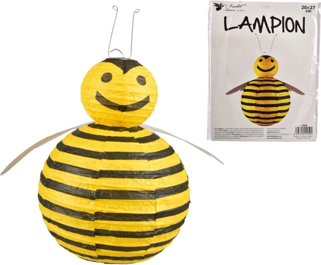Lampion pszczółka żółty
