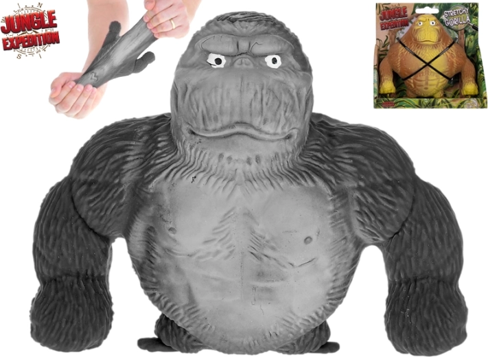 Jungle Expedition rozciągliwa figurka goryla 13 cm