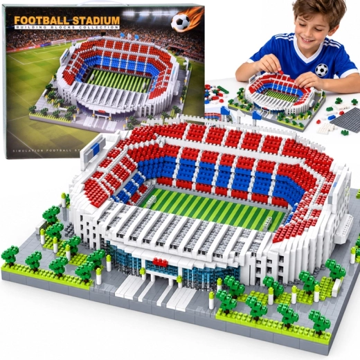 Zestaw konstrukcyjny stadionu piłkarskiego, 2748 elementów
