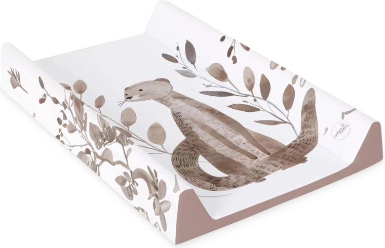 Mata do przewijania Ceba Baby z twardą płytą Basic Clever Otter 50 × 70 cm