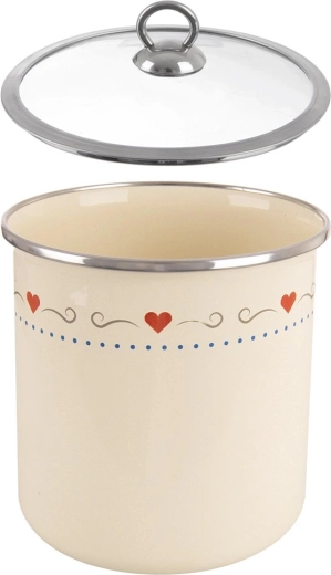 Wytrzymała emaliowana stal w eleganckim wzornictwie