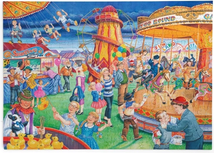 House of Puzzles Puzzle Na jarmarku, 250 dużych elementów