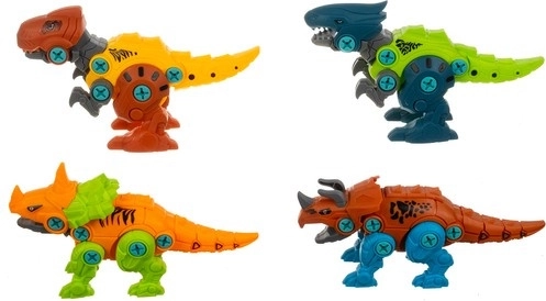 Cztery dinozaury do złożenia