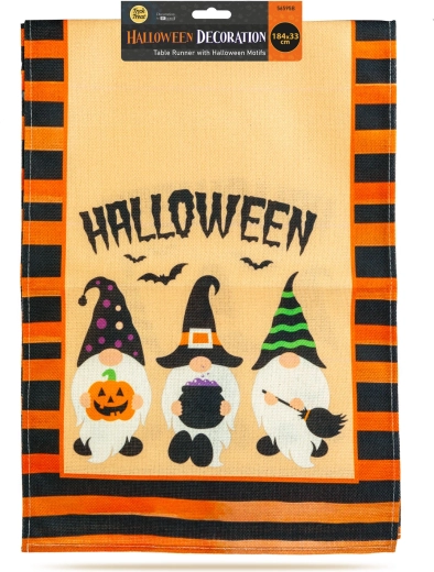 Halloweenowy motyw z krasnalami