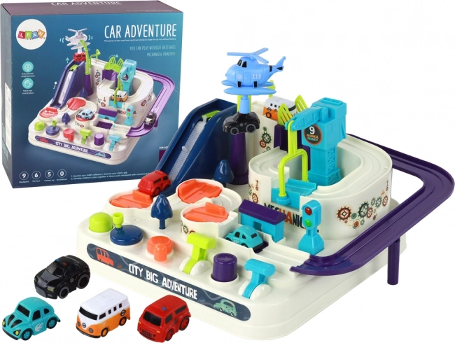 Interaktywna trasa z przeszkodami dla autek City Big Adventure